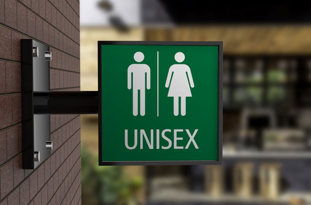 NOVA Community College Unisex Bathroom Sign