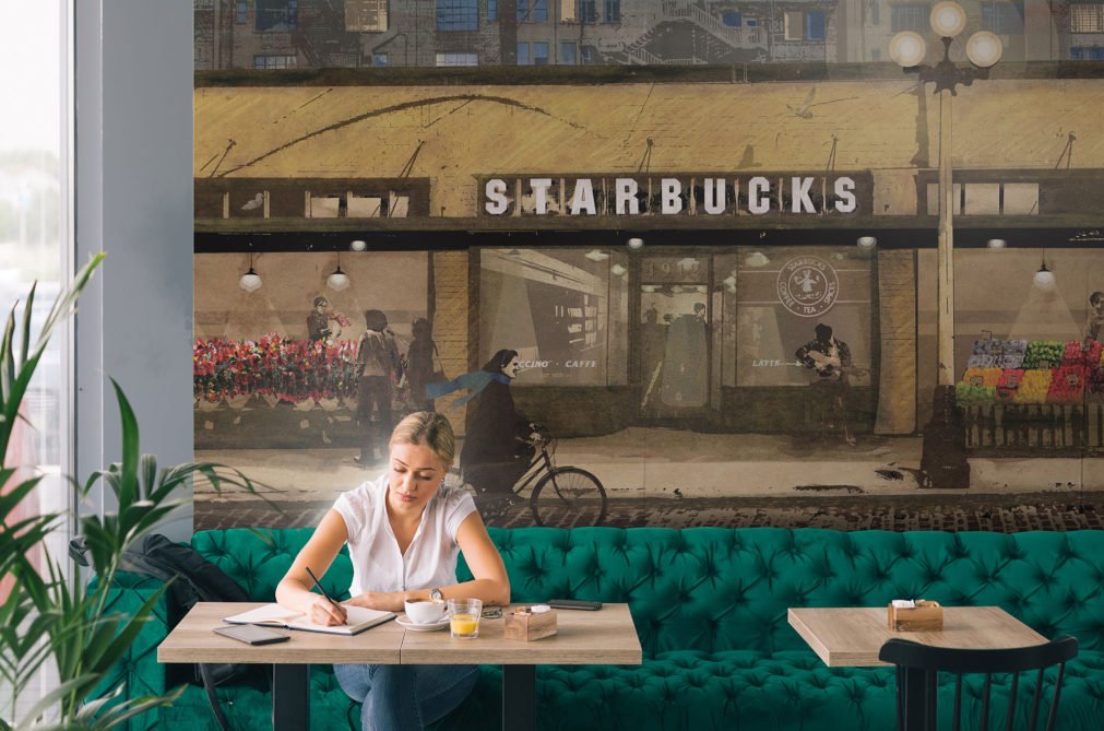 Starbucks Mural