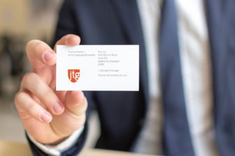 JTG, inc. business card