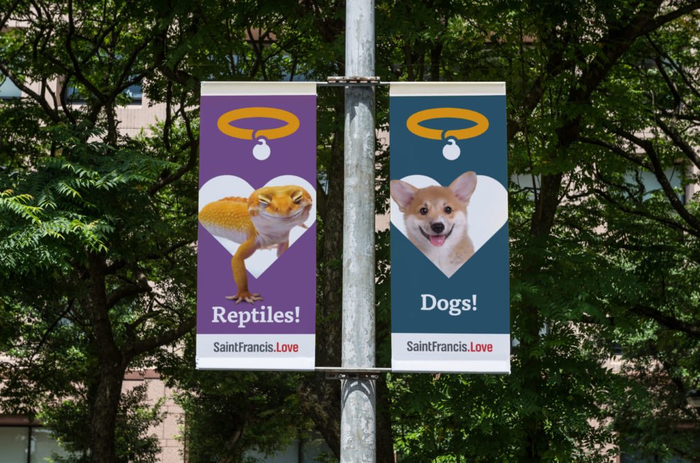 Saint Francis Veterinary Center Pole Banners